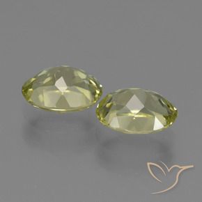 Sillimanite Gemstones in 9 x 7 mm (calibrated) Size for Sale, Sillimanite Stones in Green Yellow Color