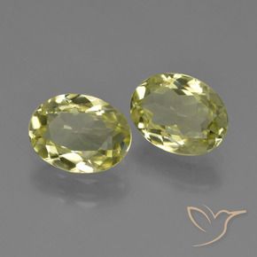 3.15 ctw Yellow Sillimanite Stones, Natural Sillimanite in Oval Facet Shape for Sale