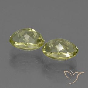 Sillimanite Gemstones in 9 x 7 mm (calibrated) Size for Sale, Sillimanite Stones in Green Yellow Color