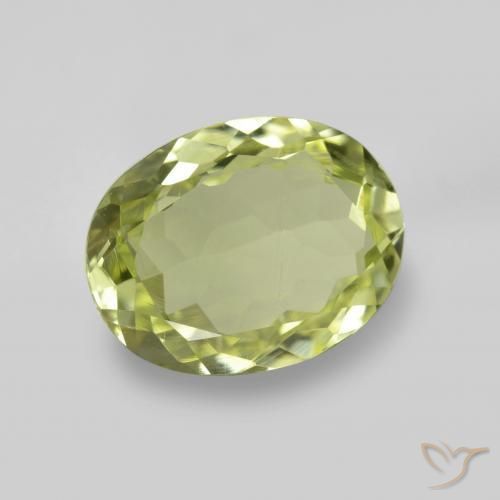 2.03 ct Yellow Sillimanite Stone, Natural Sillimanite in Oval Facet Shape for Sale