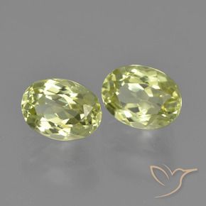 3.11 ctw Yellow Sillimanite Stones, Natural Sillimanite in Oval Facet Shape for Sale