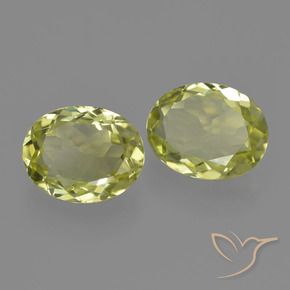 3.32 ctw Yellow Sillimanite Stones, Natural Sillimanite in Oval Facet Shape for Sale