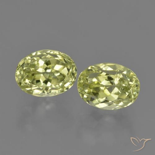 3.94 ct Yellow Sillimanite, 8.1 x 6.1 mm Oval Cut From Sri Lanka, Photo A