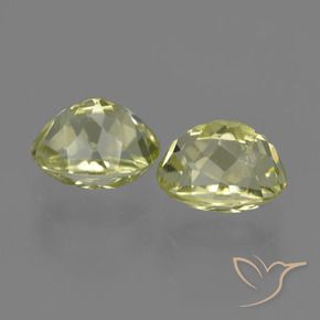 Sillimanite Gemstones in 8 x 6 mm (calibrated) Size for Sale, Sillimanite Stones in Medium Yellow Color