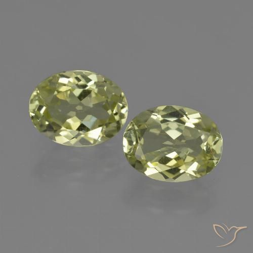 Sillimanita amarela de 3,39 quilates, corte oval de 8,8 x 6,7 mm do Sri Lanka, Photo A