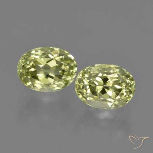 3.65 ct Yellow Sillimanite, 8 x 6.1 mm Oval Cut From Sri Lanka, Photo A