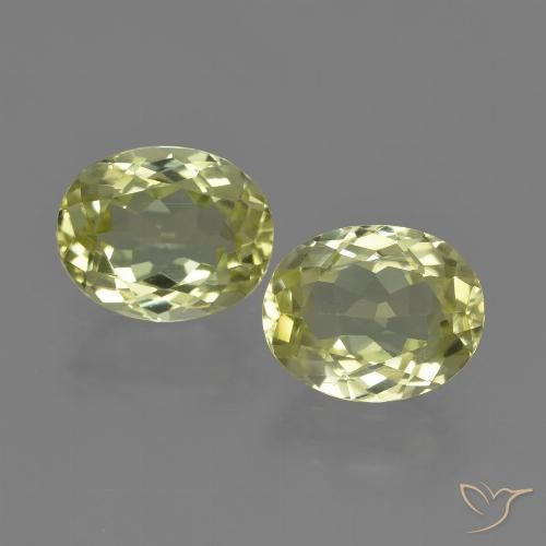 Sillimanita amarela de 3,97 quilates, corte oval de 8,8 x 7 mm do Sri Lanka, Photo A