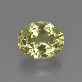 Medium Yellow Sillimanite Gem - 2.8ct Oval Facet (ID: 411427)