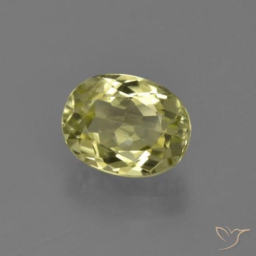 2.32ct Natural Medium Yellow Sillimanite, Oval, VS
