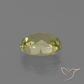Sillimanite Gemstone in 9 x 7 mm (calibrated) Size for Sale, Sillimanite Stone in Medium Yellow Color