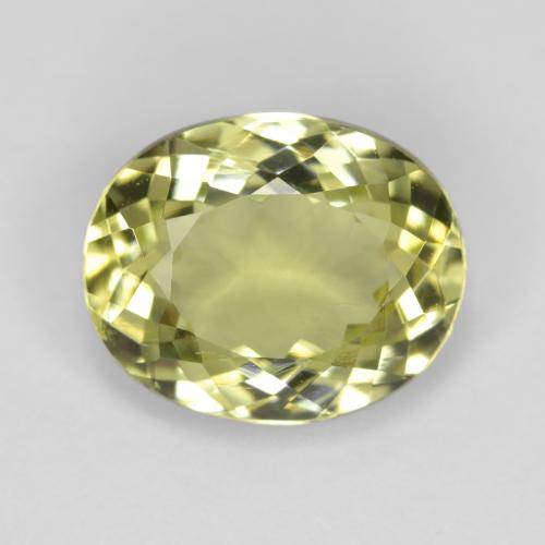 2,82 ct ovaler gelber Sillimanit aus Sri Lanka, Größe 10 x 8,2mm, natürlicher Edelstein, VS Reinheit, 1 Stück ovaler Sillimanit, Mohs-Härte von 6,5 - 7,5 Geeignet für den täglichen Gebrauch im Schmuck , Photo A