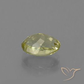 Sillimanite Gemstone in 9 x 7 mm (calibrated) Size for Sale, Sillimanite Stone in Medium Yellow Color