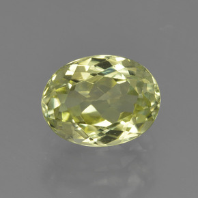 1.6ct Oval Facet Green Yellow Sillimanite for sale thumb image of 1.6ct Oval Facet Green Yellow Sillimanite (ID: 411523)