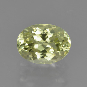 1.6ct Oval Facet Green Yellow Sillimanite Gem for sale 1.6ct Oval Facet Green Yellow Sillimanite Gem (ID: 411527)