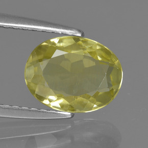 1.4ct Oval Facet Green Yellow Sillimanite for sale thumb image of 1.4ct Oval Facet Green Yellow Sillimanite (ID: 411566)