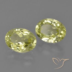 2.91 ctw Yellow Sillimanite Stones, Natural Sillimanite in Oval Facet Shape for Sale