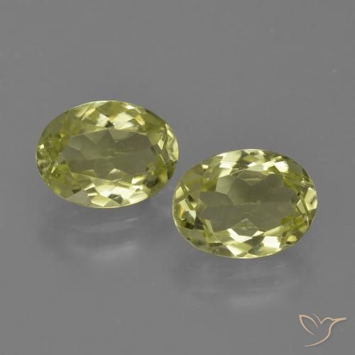 Sillimanite gialla da 2,6 ct, taglio ovale da 8,1 x 6,1 mm proveniente dallo Sri Lanka, Photo A