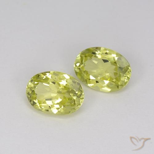 2.82 ctw Yellow Sillimanite Stones, Natural Sillimanite in Oval Facet Shape for Sale