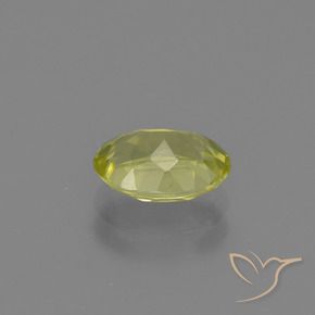 Sillimanite Gemstone in 8 x 6 mm (calibrated) Size for Sale, Sillimanite Stone in Lemon Yellow Color