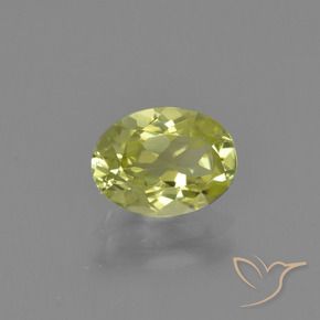 1.13 ct Yellow Sillimanite Stone, Natural Sillimanite in Oval Facet Shape for Sale