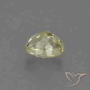 Sillimanite Gemstone in 8 x 6 mm (calibrated) Size for Sale, Sillimanite Stone in Pale Cream Yellow Color