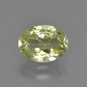 Medium Yellow Sillimanite Gem - 1ct Oval Facet (ID: 411787)