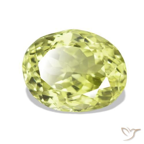 3.11 ct Green Sillimanite Stone, Natural Sillimanite in Cushion-Cut Shape for Sale