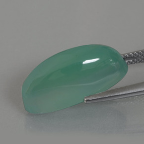 Smithsonite Gemstone in 19.5 x 8.7 mm Size for Sale, Smithsonite Stone in Light Blue Green Color