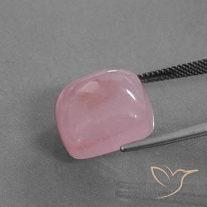 Smithsonite Gemstone in 15 x 15 mm (calibrated) Size for Sale, Smithsonite Stone in Medium Rose Pink Color