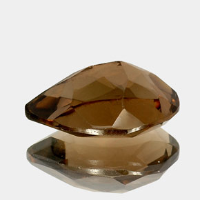 Smoky Quartz Gemstone in 20 x 15 mm (calibrated) Size for Sale, Smoky Quartz Stone in Smoky Brown Color