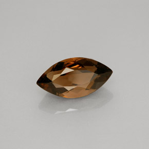 1.71 ct Brown Smoky Quartz Stone, Natural Smoky Quartz in Marquise Facet Shape for Sale