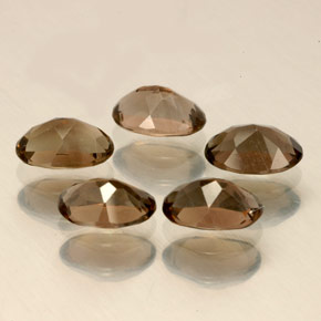 Smoky Quartz Gemstone in 6 x 4 mm (calibrated) Size for Sale, Smoky Quartz Stone in Smoky Brown Color