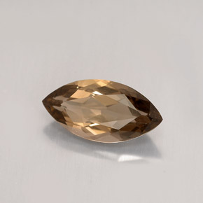 1.43 ct Brown Smoky Quartz Stone, Natural Smoky Quartz in Marquise Facet Shape for Sale