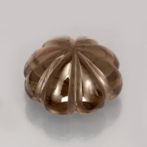 Smoky Quartz Gemstone in 14.6 x 14.5 mm Size for Sale, Smoky Quartz Stone in Smoky Brown Color