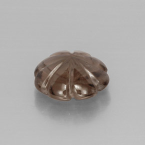Smoky Quartz Gemstone in 14.5 x 14.3 mm Size for Sale, Smoky Quartz Stone in Smoky Brown Color
