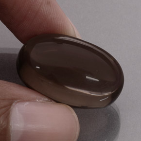 Smoky Quartz Gemstone in 23.7 x 15.8 mm Size for Sale, Smoky Quartz Stone in Smoky Brown Color