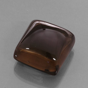 44.13 ct Brown Smoky Quartz Gemstone, Smoky Quartz Gem in Square Cabochon Shape for Sale.