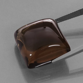 Smoky Quartz Gemstone in 19 x 18.9 mm Size for Sale, Smoky Quartz Stone in Smoky Brown Color