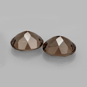 Smoky Quartz Gemstone in 10 x 8 mm (calibrated) Size for Sale, Smoky Quartz Stone in Smoky Brown Color