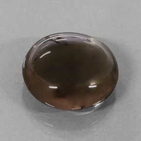 15.68 ct Brown Smoky Quartz Stone, Natural Smoky Quartz in Round Cabochon Shape for Sale