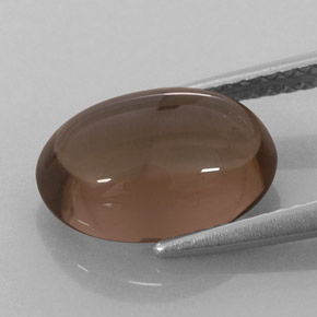 Smoky Quartz Gemstone in 11.6 x 8.1 mm Size for Sale, Smoky Quartz Stone in Smoky Brown Color