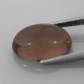 Smoky Quartz Gemstone in 12 x 8.2 mm Size for Sale, Smoky Quartz Stone in Smoky Brown Color