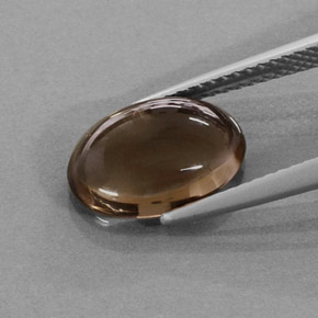 Smoky Quartz Gemstone in 12 x 8.1 mm Size for Sale, Smoky Quartz Stone in Smoky Brown Color