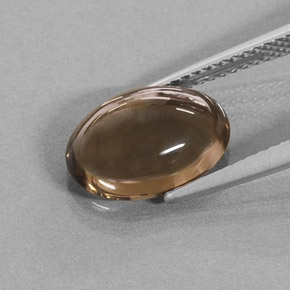 Smoky Quartz Gemstone in 12.1 x 8.2 mm Size for Sale, Smoky Quartz Stone in Smoky Brown Color