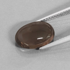 Smoky Quartz Gemstone in 12.1 x 8.2 mm Size for Sale, Smoky Quartz Stone in Smoky Brown Color