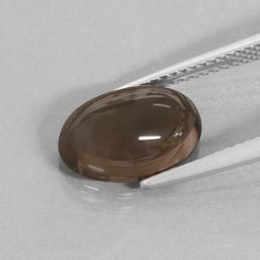 Smoky Quartz Gemstone in 11.9 x 8.2 mm Size for Sale, Smoky Quartz Stone in Smoky Brown Color