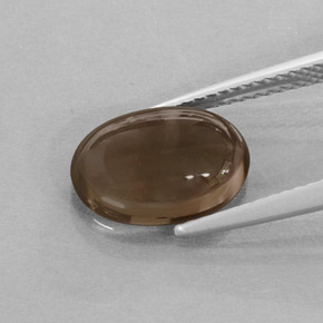 Smoky Quartz Gemstone in 11.7 x 8.1 mm Size for Sale, Smoky Quartz Stone in Smoky Brown Color