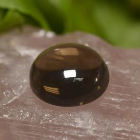 6.70 ct Brown Smoky Quartz Stone, Natural Smoky Quartz in Round Cabochon Shape for Sale
