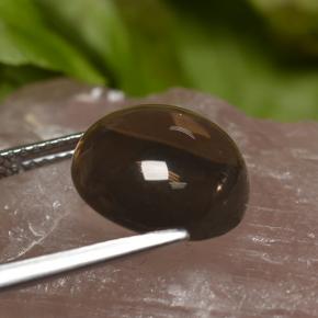 Smoky Quartz Gemstone in 12 mm (calibrated) Size for Sale, Smoky Quartz Stone in Smoky Brown Color