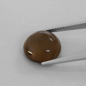 Smoky Quartz Gemstone in 12 mm (calibrated) Size for Sale, Smoky Quartz Stone in Smoky Brown Color